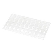 Отбойник силиконовый d10 h1,5, лист = 50 шт., прозрачный AKS 118250