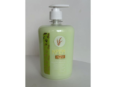 Крем-мыло жидкое с экстрактом подорожника 600 мл, с дозатором МАРТА 4810321002500