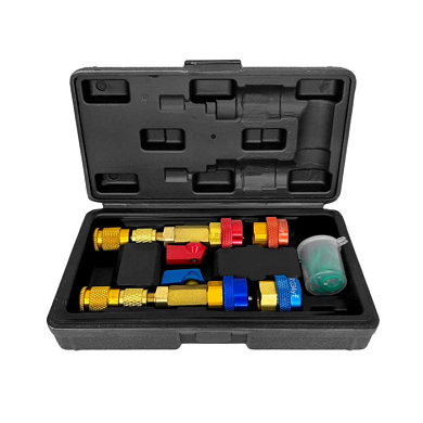 Набор адаптеров для смены золотников под давлением R134a R1234yf Horex HZ 18.205.34SK