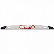 Уровень алюминиевый литой, фрезерованный, 3 глазка, две ударные площадки Matrix