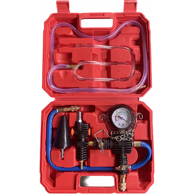 Манометр для вакуумного наполнения системы охлаждения -1 bar с набором переходников, 3 пр H-D HD-72995