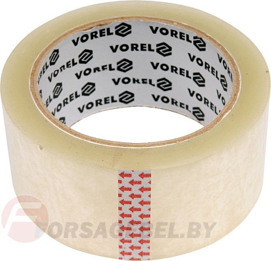 Лента-скотч самоклеящаяся полипропиленовая прозрачная 48 мм х66м Vorel 75304