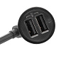 Автомобильное зарядное устройство FY-198, 12V-24V, USB 2, 3, 4:5V-Max 2.4A, QC3.0: 5V/3A,9V/2A,12V/1.5A KING FY-198