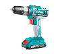 Дрель-шуруповерт аккумуляторная ударная TOTAL TIDLI200215