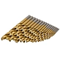 Набор сверел по металлу HSS TIN 19 пр., 1-10 мм, шаг 0.5 мм, RockForce RF-924U19