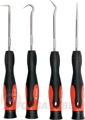 Набор крюков с рукояткой 4 пр. Yato YT-0843