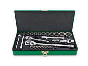 Набор инструментов 27 пр. 1/4''&1/2'' Toptul GCAD2802