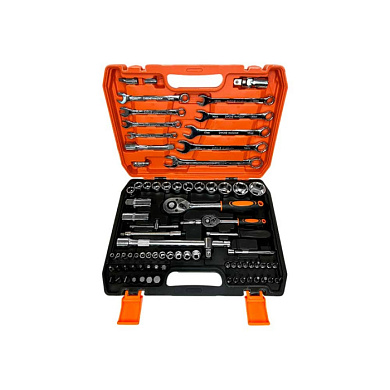 Набор инструментов 82 пр 1/4"&1/2" 6- гр Horex GT1Y134