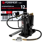 Домкрат пневмогидравлический бутылочный, 12 т, 265-510 мм Forsage F-1600-1