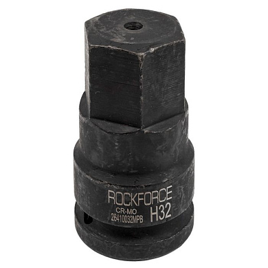 Головка-бита ударная HEX (6-гр) H32 3/4" RockForce RF-26410032MPB