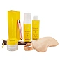 Набор по уходу за лицом для жирной кожи, тоник 1213, крем 1237, пенка 1275, маска для сна, массажер желтый La and Te beaute LT-CB7