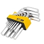 Набор ключей Г-образных HEX (6-гр), 13 пр., 2-19 мм JCB JCB-5137
