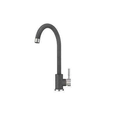Смеситель для кухни высокий, ST-4031, графит, Granula 108759