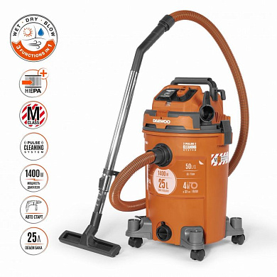 Пылесос строительный Daewoo Power DAVC 2500SD