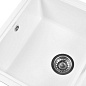 Мойка кухонная из мраморной крошки, white, Wisent WQ780-28