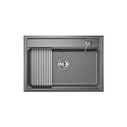 Мойка кварц, прямоугольная, KS-7301, 730*510мм, алюминиум, на столешницу, Granula 119252