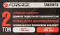 Домкрат подкатной гидравлический с усиленным корпусом Profi 2 т, 130-340 мм, Forsage F-TA820012