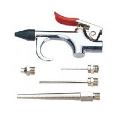 Пневмопистолет для продувки c насадками набор 5 пр. H-D DK-5