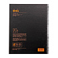 Блокнот "Rhodia", А4+, 80 листов, линейка, черный