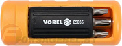 Отвёртка с набором бит 16 пр. Vorel 65035