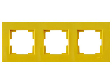 Рамка 3-ая горизонтальная желтая, RITA, Mutlusan 22208001308