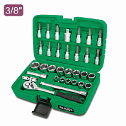 Набор инструментов 32 пр. 3/8'' Toptul GCAI