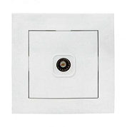 Валенсия розетка телевизионная 1-местная оконечная 10дБ-240МГц белая EKF PROxima EWA00-227-10