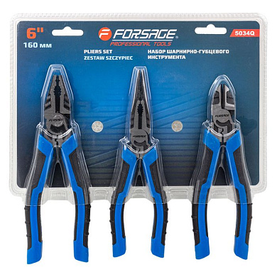 Набор шарниро-губцевого инструмента 3 пр. Forsage F-5034Q