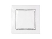 Выключатель 1 клав. (cкрытый, 10А, брызг. защ.) белый, Уют, (IP44) Bylectrica С110-874