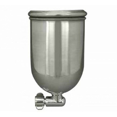 Бачок боковой нерж. 400 с.с. d-78 мм, h-147 мм, 196 гр. Prowin SG-040