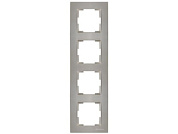 Рамка 4-ая вертикальная титан, RITA, Mutlusan 2220 800 2483