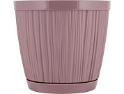 Горшок для цветов с прикорневым поливом, 1,8 л., Barcelona, морозная слива, INGREEN IG623010053