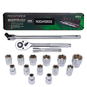 Набор инструментов 17 пр. 1/2'' 6-гр. 10-27 мм RockForce RF-4172-5