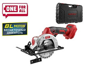 Аккум. циркулярная пила CCS 1814 в чем. ALL1 SOLO, 18.0 В, бесщеточнй, без аккумулятора И ЗУ, 140х20 мм WORTEX 0329268