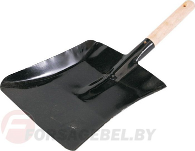 Совок металлический с деревянной ручкой 460х220 мм Vorel 72975