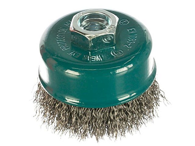 Щетка д/шлиф.маш. проволочная чашечная 75 мм, для УШМ, металл Makita D-24094