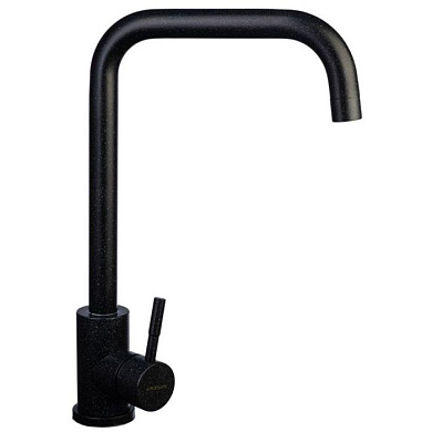 Смеситель для кухни, нержавеющая сталь, черный Wisent WP49-098-4-22
