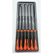 Набор длинных крючков с рукояткой 6 пр, 40Cr H-D HD-08428