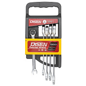 Набор ключей трещоточных 8-14 мм, 5 пр. DISEN DSD1501