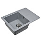 Мойка кухонная из мраморной крошки, gray, Wisent W620-29