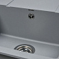Мойка кухонная из мраморной крошки, gray, Wisent W650-29