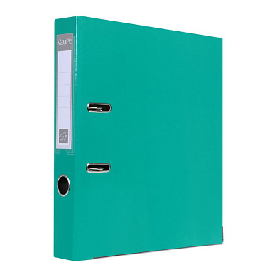 Папка-регистратор "VauPe", А4, 50 мм,  ламинированный картон, бирюзовый