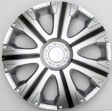 Колпак декоративный автомобильный Расинг Super Silver 15" (4 шт) Star S15293