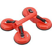 Стеклодержатель пластмассовый на 4 присоски 120 мм, 120 кг. Yato YT-37241