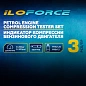 Индикатор компрессии бензинового двигателя Profi 3 пр. 0-21Bar, М14, М20 ILOforce IF-903G7