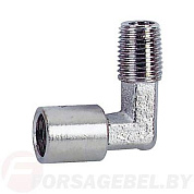 Переходник угловой, внутр. резьба 1/4"-наруж. резьба 1/4" FUBAG 180280 B