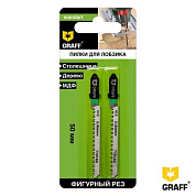 Пилка для лобзика 50 мм по дереву HCS серия «Standart», 2 шт. GRAFF 131450