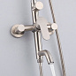 Душевая система со смесителем и тропическим душем из нержавеющей стали SUS304, сатин Wisent W3502