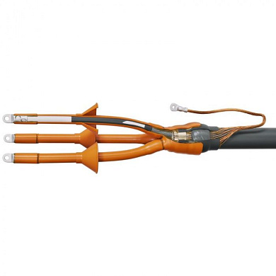 Концевая кабельная муфта наружной установки для кабелей с бумажной изоляцией до 10 кВ 3КНТп-10-25/50 КВТ 50353