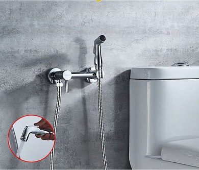 Смеситель для туалета, латунь, хромй Ledeme L5398-6